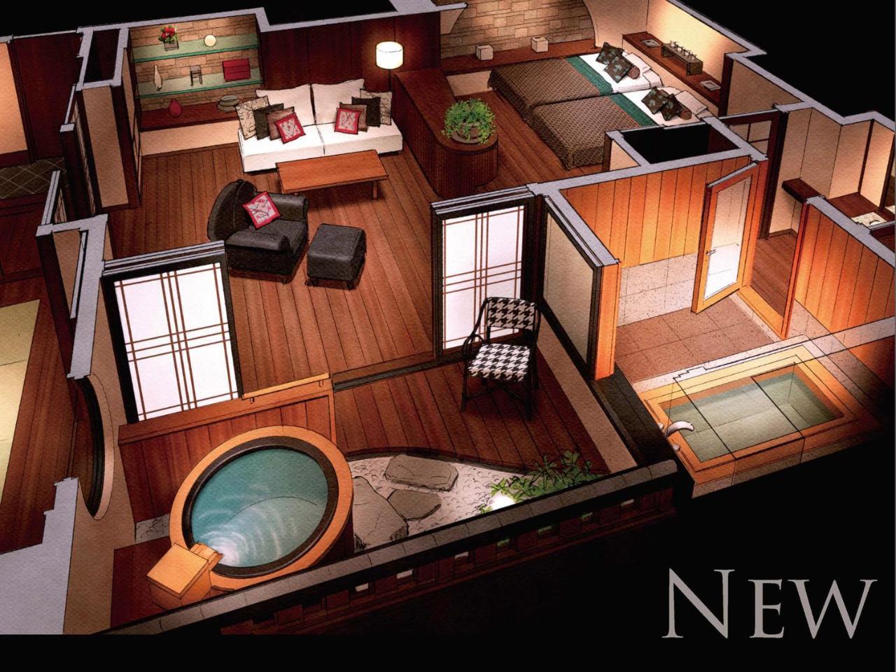 เกะโระ-ออนเซน มิยะโกะ Hotel เกโระ ห้อง รูปภาพ